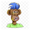 Sad Monkey Upset Monkey Monkey Face Icon