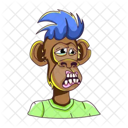 Sad Monkey  Icon