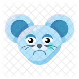 Sad Mouse Emoji Icon
