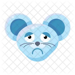 Sad Mouse Emoji Icon