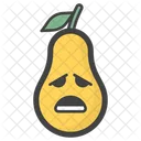 Sad Pear  Icon