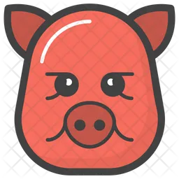Sad Pig Emoji Icon