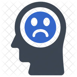 Sad reaction mind  Icon