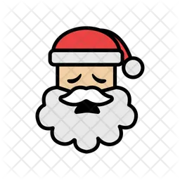 Sad santa claus  Icon