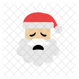 Sad santa claus  Icon