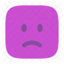 Sad Square Icon