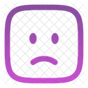 Sad square  Icon