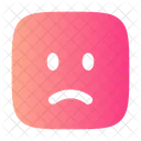 Sad Square Icon