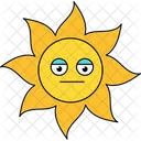 Sad Sun  Icon