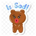 Sad Teddy Bear  Icône