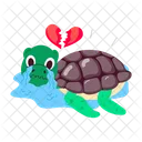 Turtle Cartoon Turtle Stickers Tortoise Cartoon Icon