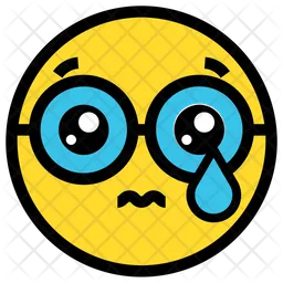 Sad With Tear Emoji Icon