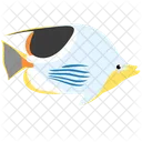Saddle Butterfly Fish Sea Creature Animal Icon