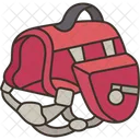 Saddlebag Dog Backpack Icon