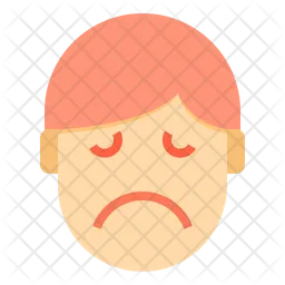 Sadness Emotion Face  Icon