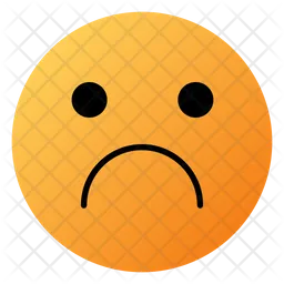 Sadness Face Emoji Icon