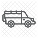 Safari Car Transportation Icon