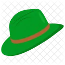 Safari Hat Green Hat Pith Helmet Icon