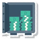 Safe Bank Dollar Icon