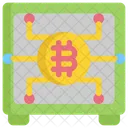 Safe Bitcoin Cryptocurrency Icon