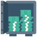 Safe Bank Dollar Icon