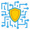 Safe Artificial Intelligence Secure Data Icon
