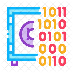 Safe Binary Code  Icon