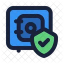 Safe Box Insurance Security Icon