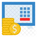 Safe Box Currency Bank Locker Icon