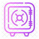 Safe Box Saving Money Icon