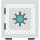 Safe Box Locker Bank Vault Icon