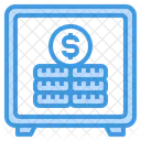 Safe Box Coins Finance Icon