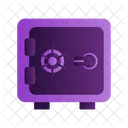 Safe Box Bank Safe Digital Locker Icon