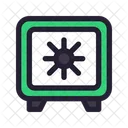 Safe Box Deposit Storage Icon