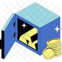 Safe Box Financial Technology Financial Planning Symbol