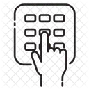 코딩 키패드 숫자 아이콘
