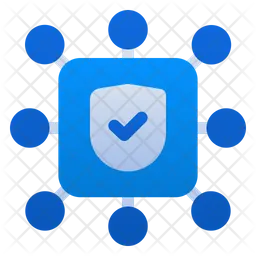 Safe Cyber Security  Icon