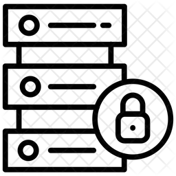 안전한 데이터베이스  아이콘