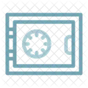Safe Deposit Box Security Protection Icon