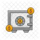 Safe Deposit Box Security Bank Locker Icon