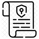 Secure File Safe Document Safe Data Icon