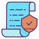 Secure Document Safe Document Protected Document Icon