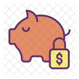Safe Dollar Savings  Icon