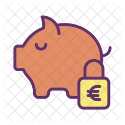 Safe Euro Savings  Icon