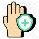Safe Hand Secure Hand Hand Security Icon