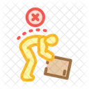 Safe Lifting Technique Icon