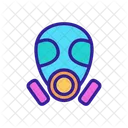 Environmental Pollution Mask Icon
