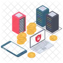 Safe Payment Digital Payment Bitcoin Security Icon