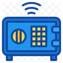 Safebox Safe Box Money Iot Security Vault Locker Internet Things Icon