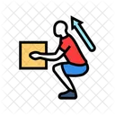 Safe Lifting Technique Icon